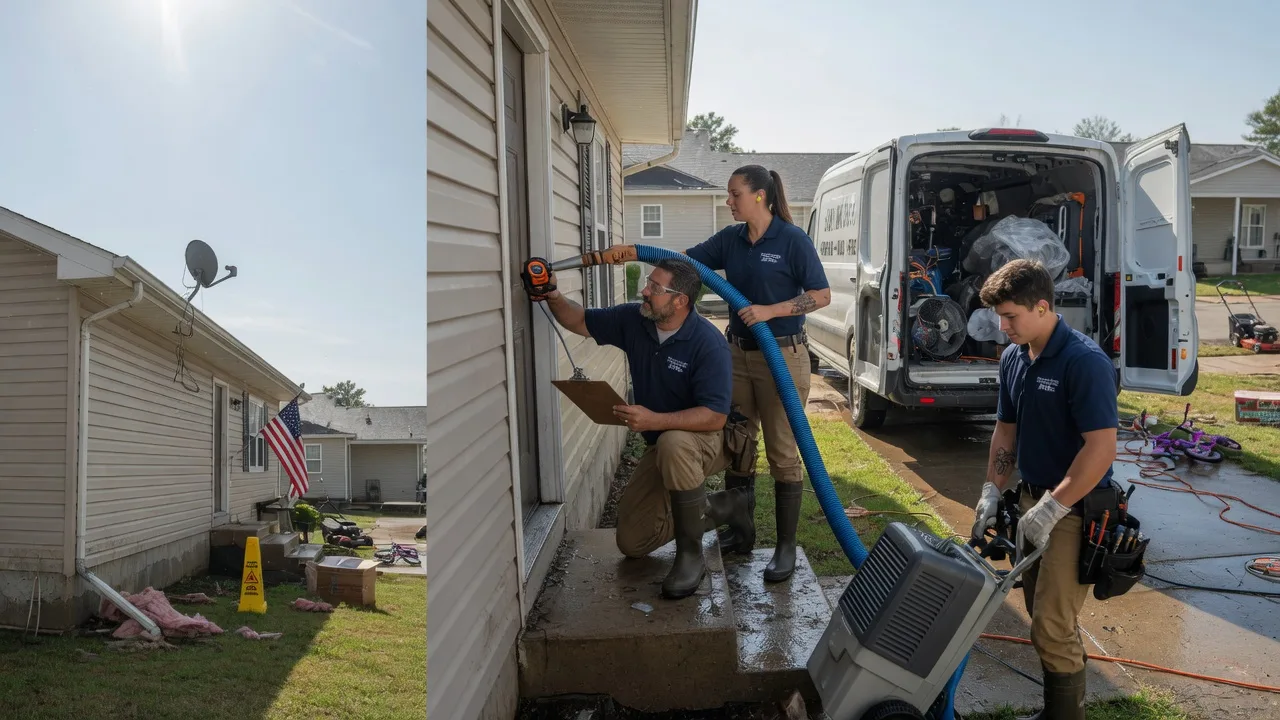 Ceiling Water Damage Restoration in Belfast, TN near me